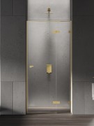 Drzwi prysznicowe New Trendy Eventa Gold Shine prawe czyste