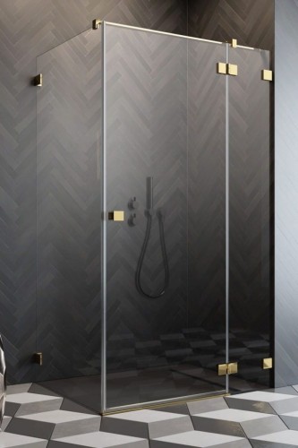 Kabina Radaway Essenza Pro Gold KDJ 120x90x200 prawa przejrzysta