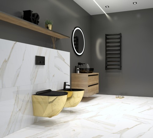 Bidet wiszący Sofi Gold/Black Lavita