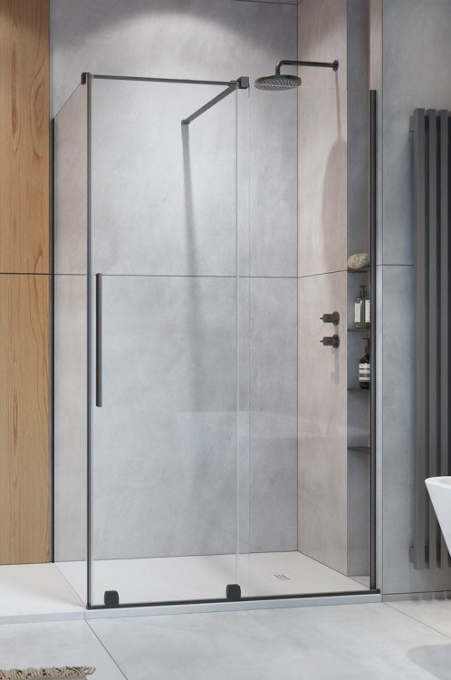 Kabina prysznicowa Furo Brushed GunMetal KDJ Radaway prawa