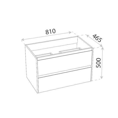 Szafka wisząca DSM Tulsa Wood 800 Lavita