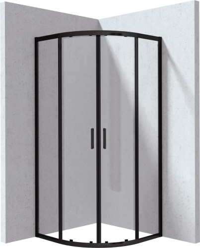 Kabina prysznicowa półokrągła 80x80 cm