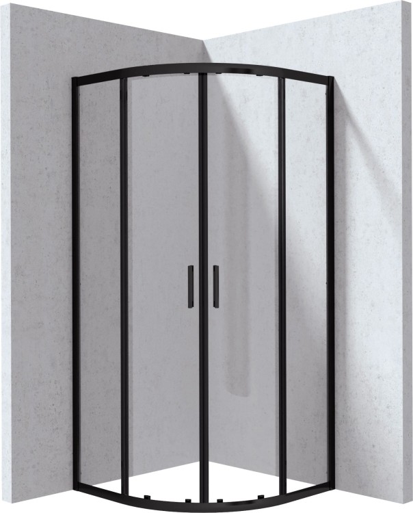 Kabina prysznicowa półokrągła 80x80 cm