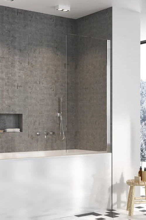 Parawan nawannowy Radaway Nes 8 PNJ I prawy przejrzysty