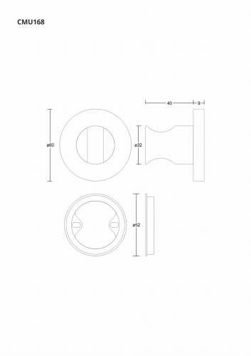 Uchwyt prysznicowy corsan cmu168bl do słuchawki prysznicowej czarny