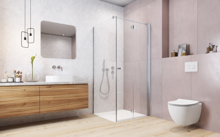 Kabina kwadratowa Radaway Eos KDJ-B 80x80x197 prawa, szkło przejrzyste