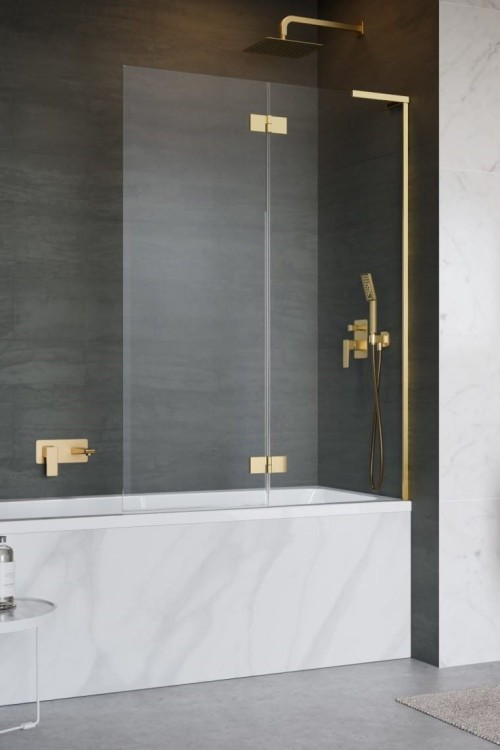 Parawan nawannowy Radaway Essenza 8 SL Gold PND II prawy