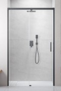 Drzwi prysznicowe Idea Brushed GunMetal DWJ Radaway lewe przejrzyste
