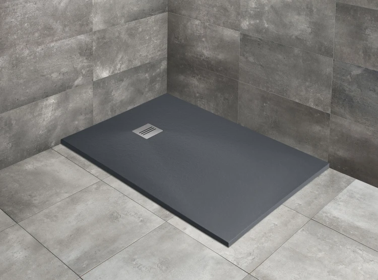 Brodzik prostokątny Kyntos F 160x80 antracytowy Radaway