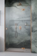 Drzwi prysznicowe Radaway Essenza Brushed Copper DWJ prawe
