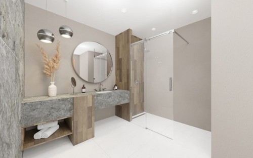 Kabina prysznicowa Radaway Espera Pro Walk-in lewa przejrzysta