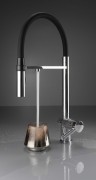 Bateria kuchenna z podłączeniem do filtra wody chrom Magnetic Deante