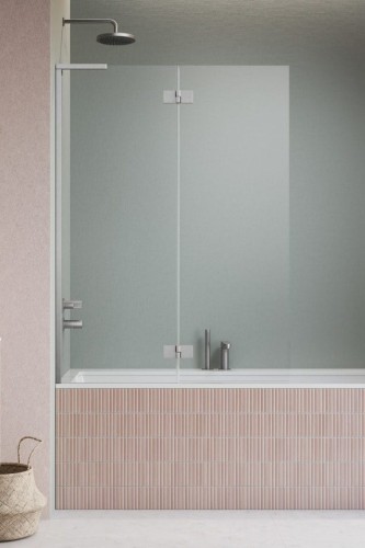 Parawan nawannowy Radaway Essenza 8 SL Brushed Nickel PND II lewy