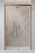 Drzwi prysznicowe Idea Brushed Copper DWJ Radaway prawe przejrzyste