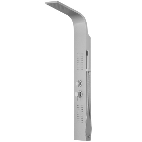 Panel prysznicowy corsan alto termostat srebrny
