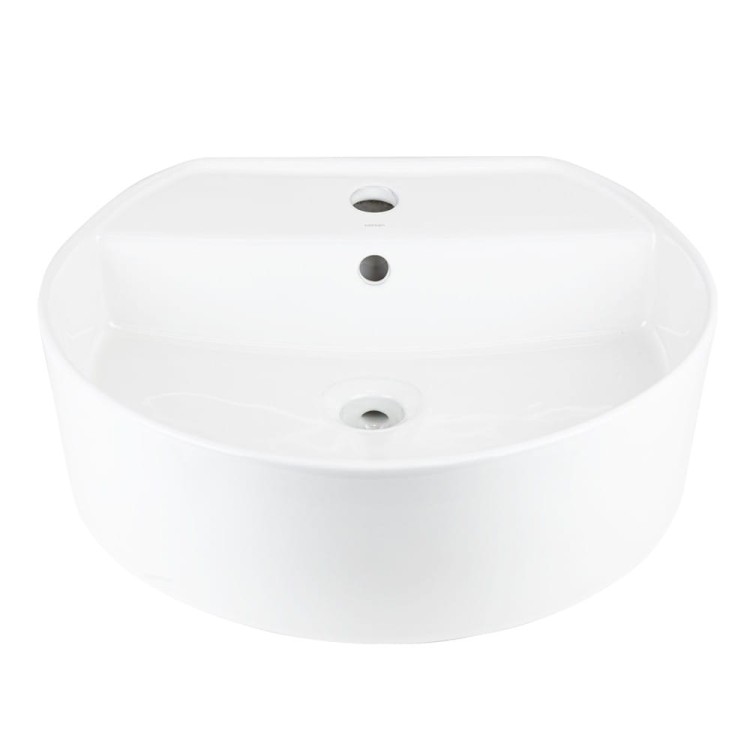 Umywalka nablatowa lugo uc5634 okrągła 485x435x155 mm