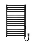 Grzejnik elektryczny suchy HF Derby 77x53 czarny mat Hygge Family
