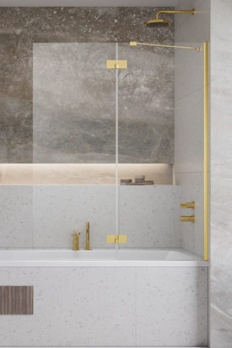 Parawan nawannowy Radaway Essenza Gold PND II prawy