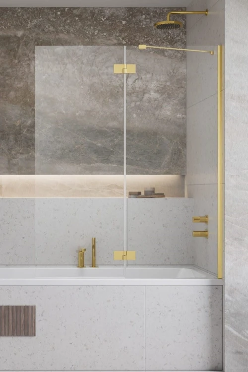 Parawan nawannowy Radaway Essenza Gold PND II prawy