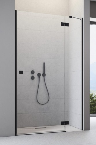 Drzwi prysznicowe Essenza Black DWJ 100x200 Radaway czarne prawe