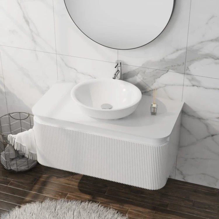 Szafka wisząca z blatem Vermont White 1000 Lavita