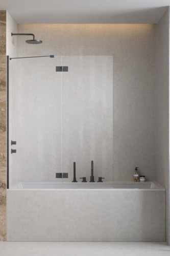 Parawan nawannowy Radaway Essenza Brushed GunMetal PND II lewy