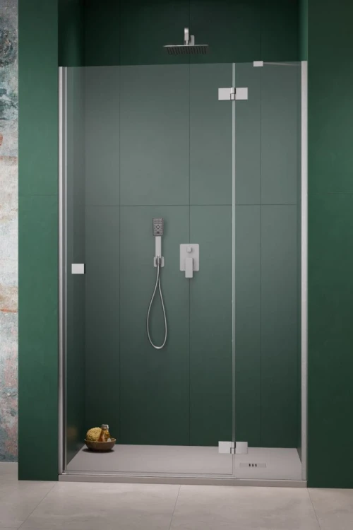 Drzwi prysznicowe Radaway Essenza Brushed Nickel DWJ prawe