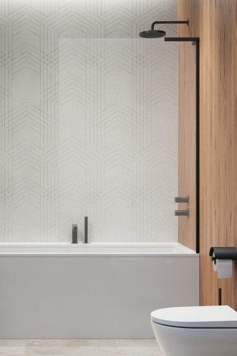 Parawan nawannowy Radaway Modo SL Black PNJ II prawy