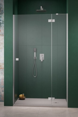 Drzwi prysznicowe Radaway Essenza 8 Brushed Nickel DWJ prawe