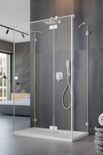 Kabina prysznicowa Essenza Pro White KDJ+S Radaway prawa biała