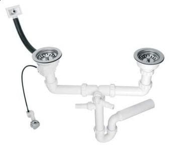 Syfon zlewozmywakowy McAlpine HC7HC12R-POL2