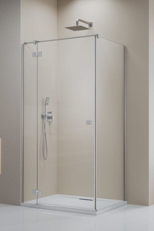 Kabina prysznicowa Radaway Essenza Brushed Nickel KDJ lewa