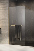 Kabina prysznicowa walk-in Radaway Modo New Gold II z wieszakiem