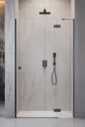 Drzwi prysznicowe Radaway Essenza 8 Brushed GunMetal DWJ prawe