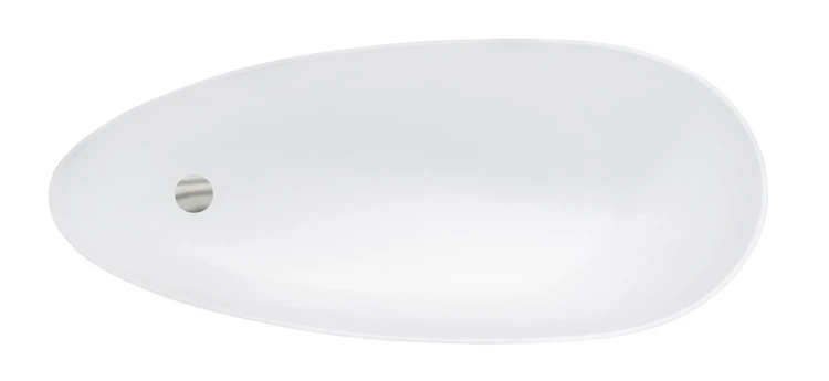 Wanna wolnostojąca Besco Keya Glam 165x70 grafitowa