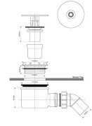 Syfon brodzikowy McAlpine HC2750LCP chrom