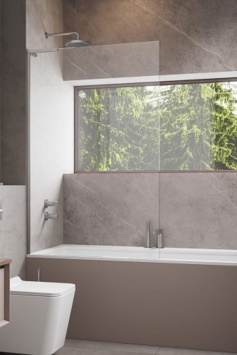 Parawan nawannowy Radaway Modo SL Brushed Nickel PNJ II lewy