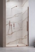 Drzwi prysznicowe Furo Brushed Copper DWJ Radaway lewe miedź
