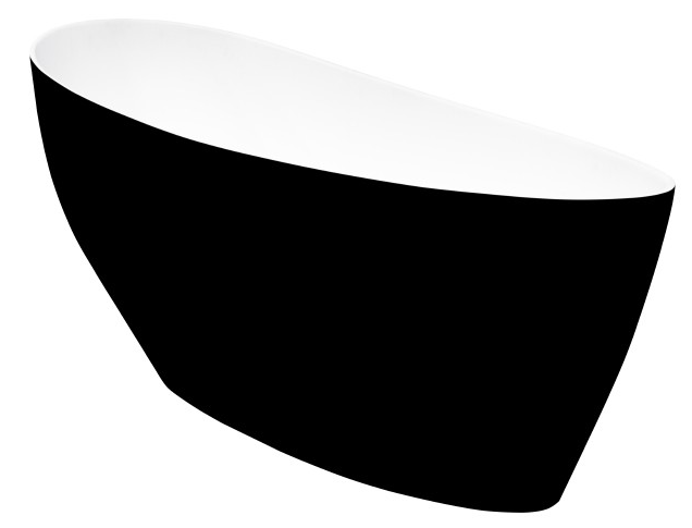 Wanna wolnostojąca Besco Keya B&amp;W 165x70