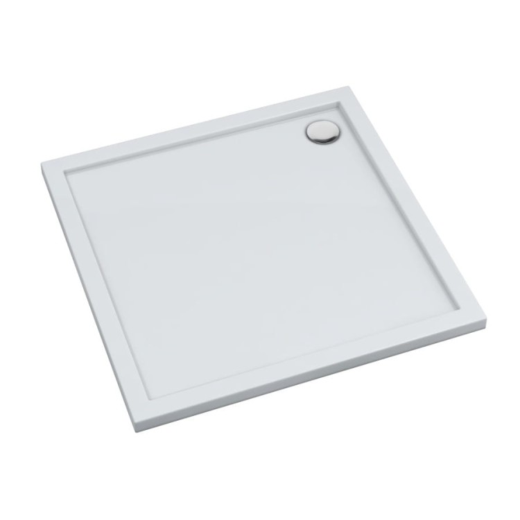 Brodzik kwadratowy SHARPER 90x90 Schedpol Schedline, biały