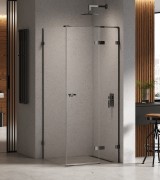 Kabina prysznicowa New Trendy Eventa Black Chrome prawa