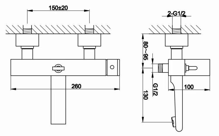 Bateria wannowa Saxo KOHLMAN QW110S