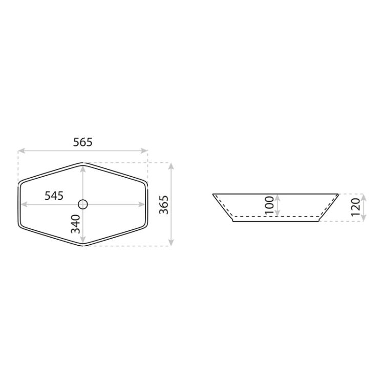 Umywalka nablatowa Sovena Lavita