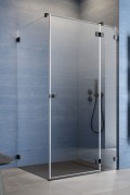 Kabina Radaway Essenza Pro Black KDJ 120x70x200 prawa przejrzysta