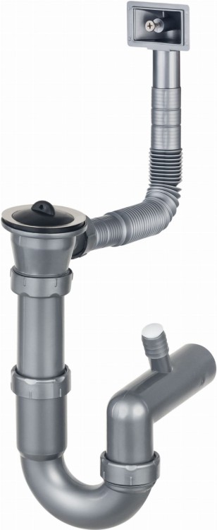 Deante  Syfon do zlewozmywaków stalowych 1-komorowych