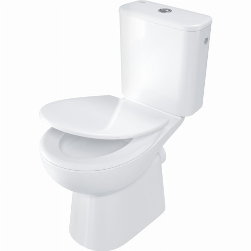 Miska WC kompakt bezkołnierzowa