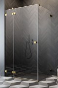 Kabina Radaway Essenza Pro Gold KDJ 120x120x200 lewa przejrzysta