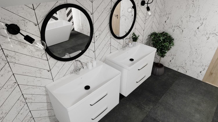 Umywalka meblowa Nevada 800 Lavita