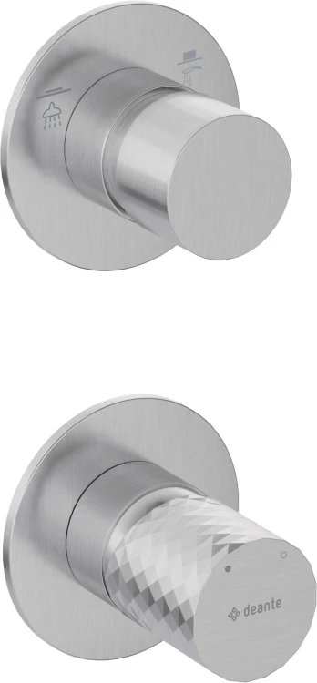 Bateria prysznicowa podtynkowa stal szczotkowana Silia Hexa Deante