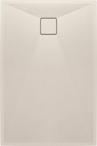 Brodzik granitowy prostokątny 120x90 beżowy Correo Deante